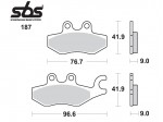 Τακάκια SBS 187HF (FA418)(FD365)